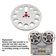 thumbnail image 3 of Empty Tape Reel, 1/4 7 Inch Aluminum Metal Reel, Aluminum Alloy Universal Open Reel Sound Tape Empty Take Up Reel, for  Studer Universal Opening Machine Parts, 3 of 7