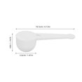 thumbnail image 2 of HONMEET 20Set Plastic Measuring Spoons for Cooking 11.8X1.4X1.2in, 2 of 8