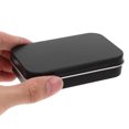 thumbnail image 4 of Raindrops Mini Metal Box with Hinged Lid 2pcs Tinplate Storage Case for Coins and Trinkets, 4 of 8