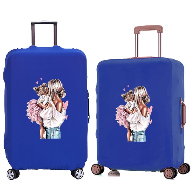 Suitcase Protective Cover Trolley Travel Suitcase Elastic Dustroof Cover Apply To 18-28 Inch Luggage Mom Series Pattern 8Mom003 L