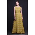 thumbnail image 3 of Bimba Ikat Robe Longue Débardeur pour Femmes Maxi Col Rond Imprimée Robe de Soirée-Xxx-Grand, 3 of 6