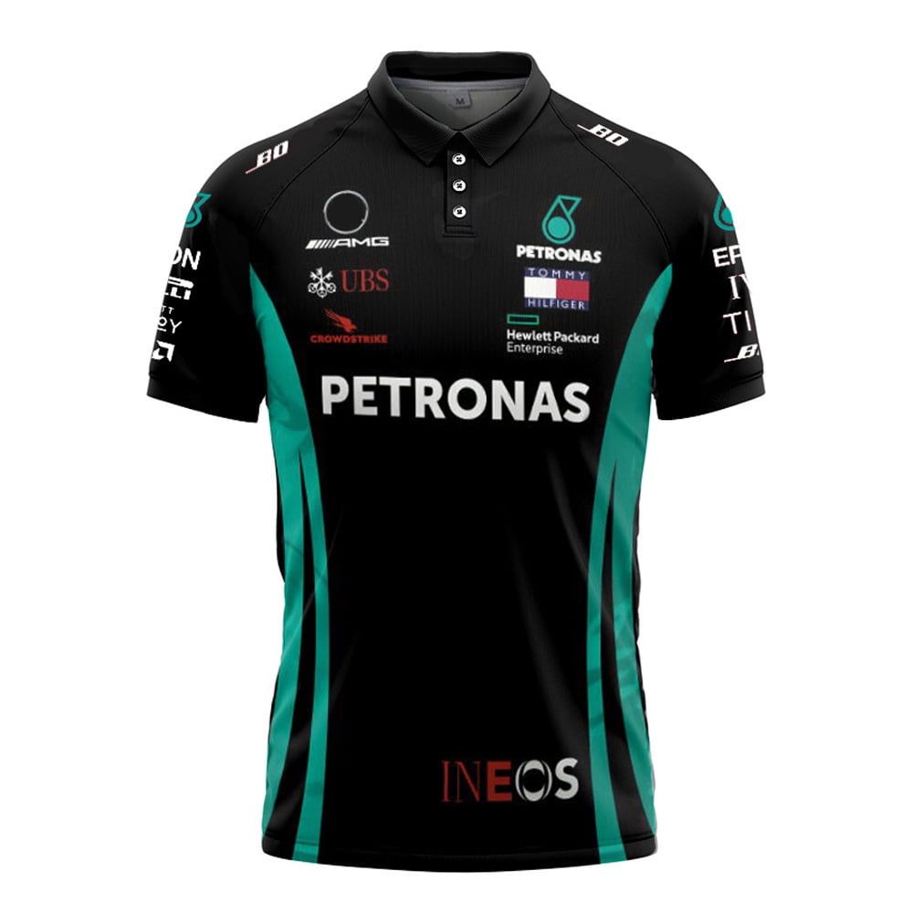Nouvelle Combinaison de Course F1 Red Bull T-Shirt à Manches Courtes Polo Équipe Hommes-YOUYOU