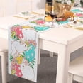 thumbnail image 4 of Binwennn Knit Table Easter Bunny Egg Pattern Linen Print Kitchen Dining Room Insulated Decorative Placemat（A）, 4 of 6