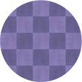 thumbnail image 1 of Ahgly Company Tapis d'Intérieur Lavable en Machine Carré Transitionnel Violet Pervenche Profond, 3 Pieds Carré, 1 of 7