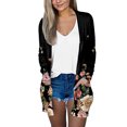 thumbnail image 2 of Cardigans pour Femmes Mode Cardigan Décontracté pour Femmes avec Poches Manches Longues Imprimé Cache-Maillot Hauts en Liquidation, 2 of 4