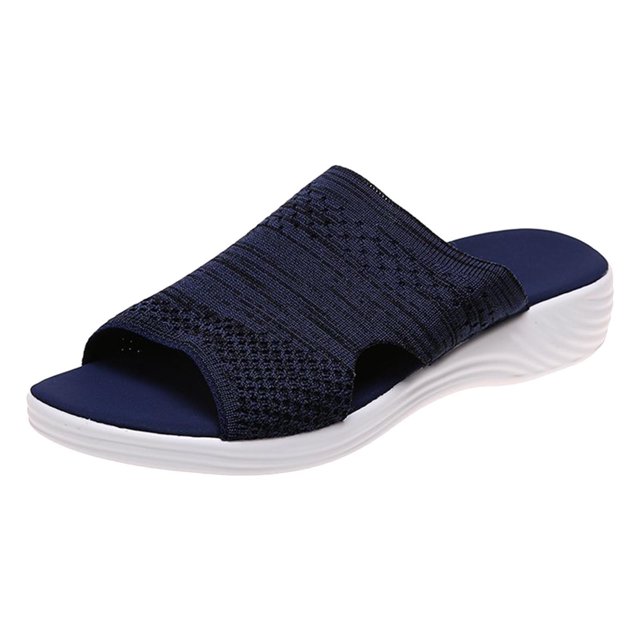 New Style Casual Women's Sandals And Slippers With Flat Bottom For Outer