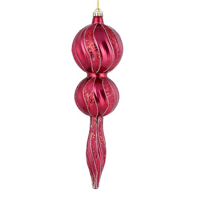 Vickerman N186921D 16.5 Po. Embout Pailleté Rouge Baie