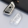 thumbnail image 2 of Lefu TPU Transparent Car Key Case Cover Holder Shell for BMW F20 G20 G30 X1 G05 X6 X7, 2 of 5
