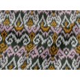 thumbnail image 4 of oneOone Viscose Jersey Fabric Diamond & Swirl Ikat Print Fabric BTY 60 Inch Wide, 4 of 5