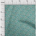 thumbnail image 2 of oneOone Cotton Poplin Turquoise Green Fabric Kalamkari Sewing Craft Projects Fabric Prints By Yard 42 Inch Wide, 2 of 5