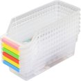 thumbnail image 1 of YOPTOP 4Pcs Refrigerator Organizer Bins Baskets, Ideal for Fridge and Freezer Organization and Counter Food Container, Multi-color, 1 of 6