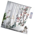 thumbnail image 4 of Walson Rideau de Douche Imperméable en Polyester Style Moderne Rideaux de Bain Imprimés Décoration Drapé pour Toilettes Type 12, 4 of 9