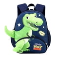 thumbnail image 1 of TIEVOSA Children'S Bag Kindergarten Preschool Class Cartoon Dinosaur Backpack Anti Walk Lost Rope School Bag, 1 of 8
