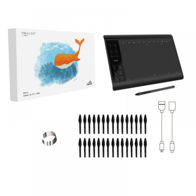 Computer Graphics Tablet Online Teaching Ultrathin Battery-Free Stylus Graphic Drawing Tablet 8192 Level Pressure