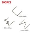 thumbnail image 1 of 300PCS 0.6/0.8mm Hot Stapler Staples For Plastic Welder/Car Bumper Repair Kit, 1 of 9