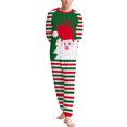 thumbnail image 2 of Daeful Pyjama de Nuit Manches Longues Ensemble de Pyjamas Assortis pour la Famille Femmes Hommes Enfants Ensemble de Pyjamas de Noël Rouge Vert Bébé 6, 2 of 7
