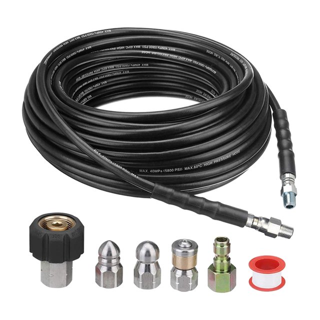Pressure washer drain cleaning hose, sewer hose,drain cleaner