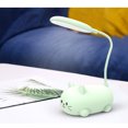thumbnail image 2 of maskred Lampe de Bureau LED avec Port USB et Luminosité Réglable Petite Lampe de Bureau Lampe de Bureau pour Enfants Lampe de Bureau Mignonne Lampe de Bureau LED Lampe de Table Chat Blanc, 2 of 6
