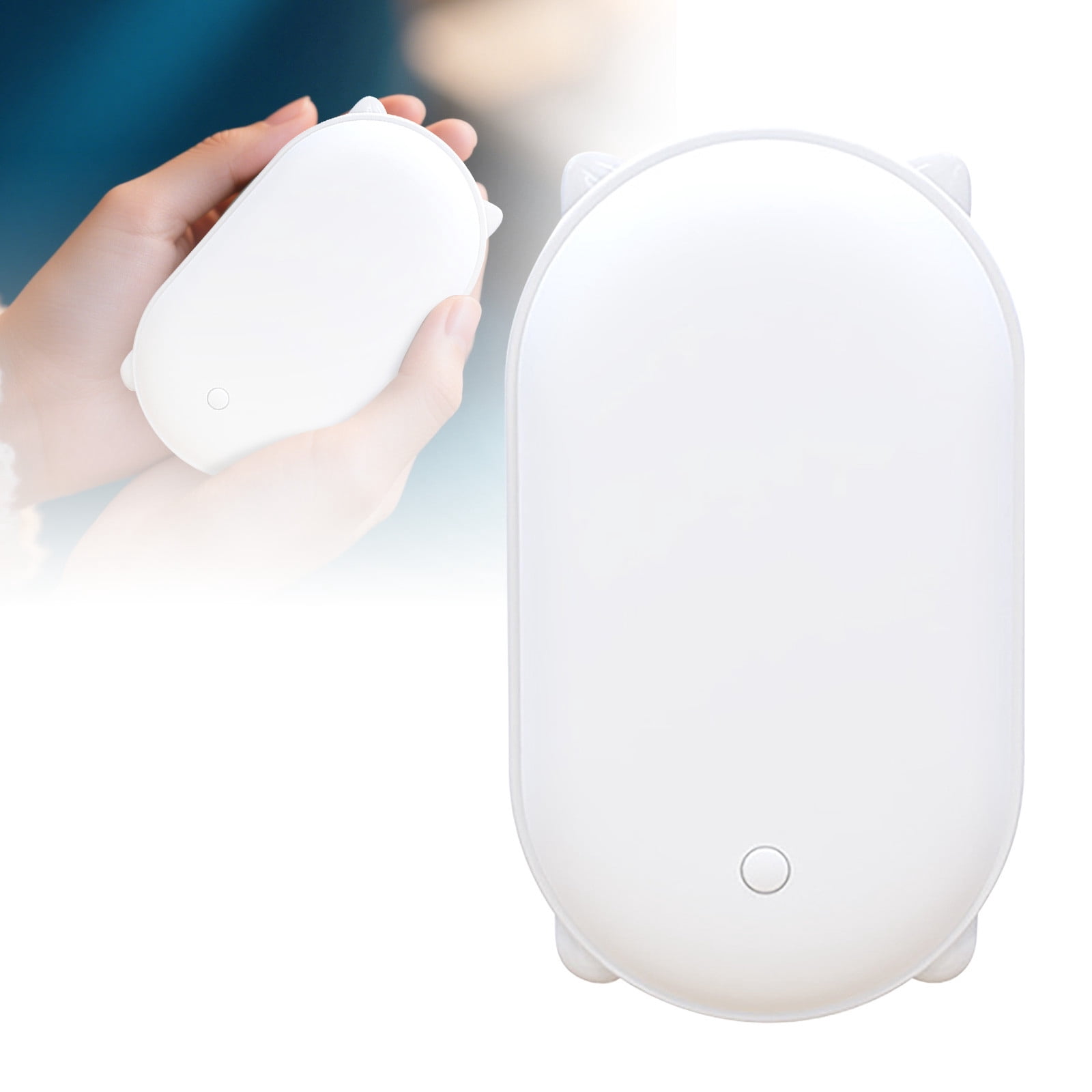CJiaWei 2 In 1 Hand Warmer & Power Bank: Pocket Sized Portable Charger With Sided Heating USB Recharging Stay Warm & Connected