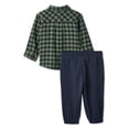 thumbnail image 2 of George Baby Boys' Two Piece Flannel Set, 2 of 2