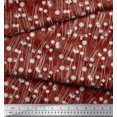 thumbnail image 2 of Soimoi Velvet Fabric Geometrical Check & Aster Floral Print Sewing Fabric Yard 58 Inch Wide, 2 of 3