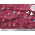 thumbnail image 2 of Soimoi Polyester Crepe Fabric Ghost,Skull & Witch Halloween Decor Fabric Printed Yard 52 Inch Wide, 2 of 3