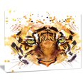 thumbnail image 3 of Impression sur toile « Eyes With Fire » Design Art, 3 of 3