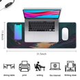 thumbnail image 3 of "Extended Gaming Mouse Pad Featuring Aesthetic Mountain Artwork: Large 31.5x11.8 Inch, Stable Rubber Base, Stitched Edges for Work, Game & Office", 3 of 7