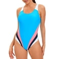 thumbnail image 2 of TIMIFIS Women's Athletic Tank Ones piece Swimsuits Sports Training Tummys Control Slimming Bathing Suits, 2 of 5