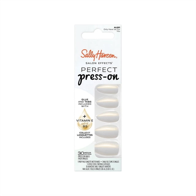 Salon Effects Perfect Press-On Nails, Non-Damaging Manicure, Easy to Apply