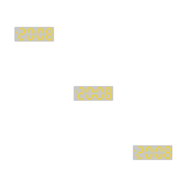 relayinert Colorful Digital Numbers For Easy Reading Large Display Screen Double Placement 8017YellowLight 3Set