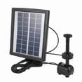 thumbnail image 2 of Solar-Powered Outdoor Water Fountain, Eco-Friendly Water Feature For Gardens, Patios, And Pools, Plug-In Option For Nighttime Illumination, Suitable_Perfect Gift, 2 of 5