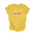 thumbnail image 1 of 416 Toronto Ontario Canada Code Régional Skyline de la Ville Cadeau - T-Shirt Unisexe - Inspired X, 1 of 1