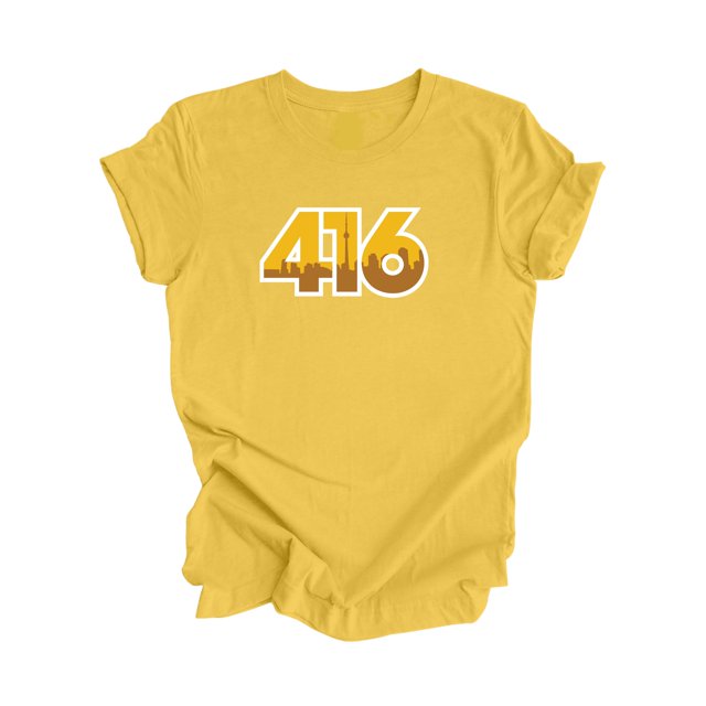 416 Toronto Ontario Canada Code Régional Skyline de la Ville Cadeau - T-Shirt Unisexe - Inspired X