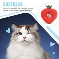 thumbnail image 3 of QualitChoice Cat Neck Cone Puppy Accessories Elizabethan Collars Adjustable Dogs Collar Breathable Surgery Kitten Cones Strawberry Pattern L 1Set, 3 of 6