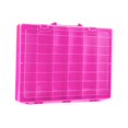 thumbnail image 2 of GUOOL Boîte de Rangement pour Jouets 48 Compartiments Transparente avec Poignée Bac de Rangement pour Perles Noix Couture Rose, 2 of 9