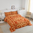 thumbnail image 3 of Erosebridal Aztec Damask Bedding Toddler Comforter Set, Retro Floral Down Comforter, Bohomian Theme Decor, Reversible, 3 of 7