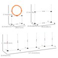 thumbnail image 3 of PawHut 3 Piece Dog Agility Training Equipment for Indoor & Outdoor, 3 of 10