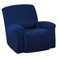 thumbnail image 3 of Housse de Fauteuil Inclinable 1 Pce en Jacquard Doux à Haute Extensibilité, Housse de Sofa, Housse de Fauteuil Inclinable Bleu Foncé, 3 of 8