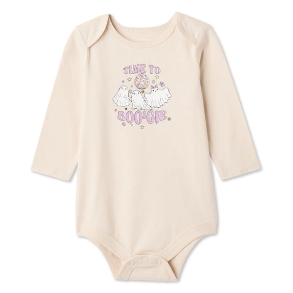 George Baby Girls' Long-Sleeve Halloween Bodysuit