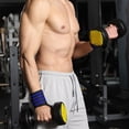 thumbnail image 4 of Czzoypi Weight Lifting Wrist Straps, Adjustable Gym Wrist Support Straps With Thumb Loop, Fitness Wrist Wraps For Weightlifting Boxing Tennis Strength Training Protection, Blue, 4 of 6