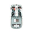 thumbnail image 1 of BT Mouse, Transparent RGB Dual Mode Gaming Mouse, 800/1200/1600/2400 DPI, Rechargeable Computer Mice, for PC Laptop, 1 of 7
