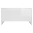 thumbnail image 2 of vidaXL Coffee Table High Gloss White 80x55.5x41.5 cm Engineered Wood, 2 of 5