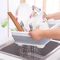 thumbnail image 4 of ITY International - Collapsible Dish Rack, 14.5" x 12.25" x 5", Gray, 4 of 6