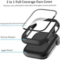 thumbnail image 3 of [6 Pack for Apple Watch Case SE 2nd Gen Series 6 5 4 SE 44mm Screen Protector, Ultra-Thin Tempered Glass, Full Coverage Hard PC Face Cover for iWatch 44mm, 3 of 7