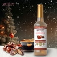 thumbnail image 4 of Matteo's Sugar Free Coffee Syrup, Chestnut Praline, 750mL, 0 Calories, 0 Sugar, (Single Bottle), 4 of 5