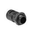 thumbnail image 3 of Unique Bargains Plastic Ripple Pipe Connector Joint Black for AD13 Corrugated Tube 3pcs, 3 of 5