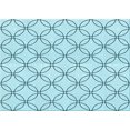 thumbnail image 1 of Ahgly Company Tapis d'Intérieur Rectangulaire Transitionnel Bleu Électrique Lavable à la Machine, 3 Pieds x 5 Pieds, 1 of 7