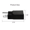 thumbnail image 3 of BloomGrow Adaptateur de Prise 220V / 240V vers 110V / 120V Convertisseur Électrique pour US (1 Pce), 3 of 4