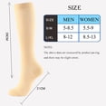 thumbnail image 2 of Women Socks Men Women Color Pattern Gradation Colour Mixture Nylon Crew Socks Socks for Girls on Clearance, 2 of 2